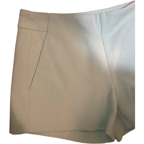 BANANA REPUBLIC AQUA MINT GREEN DRESS HIGH WAIST SUMMER SHORTS SIZE: 4 - Picture 3 of 5